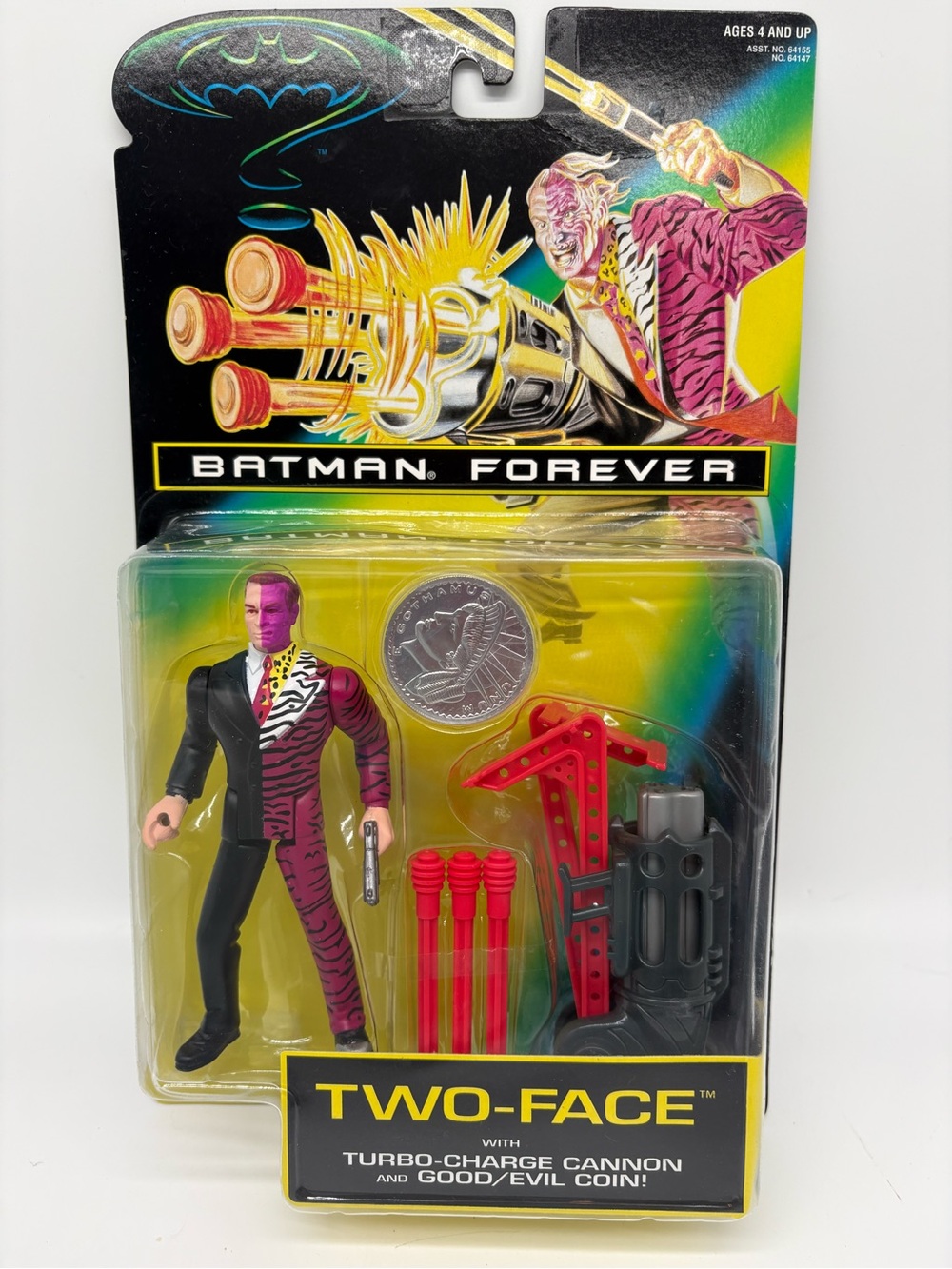 Batman Forever Two Face Action Figure NIB 1990’s
